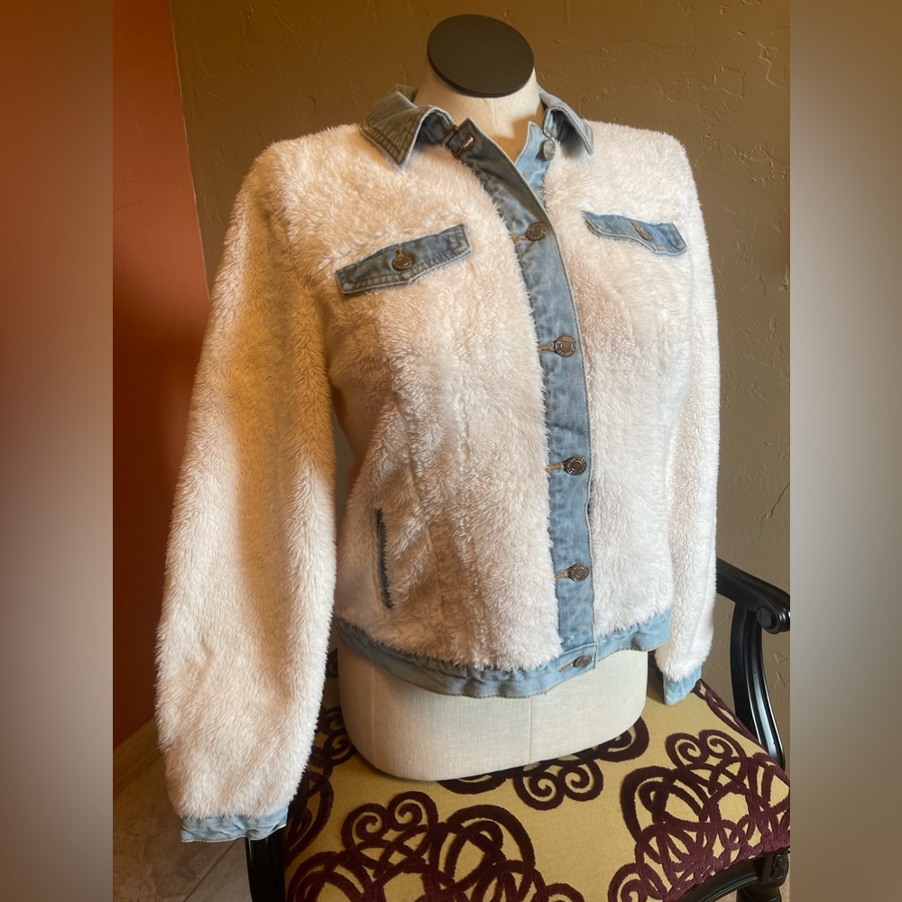 Denim Sherpa Jacket